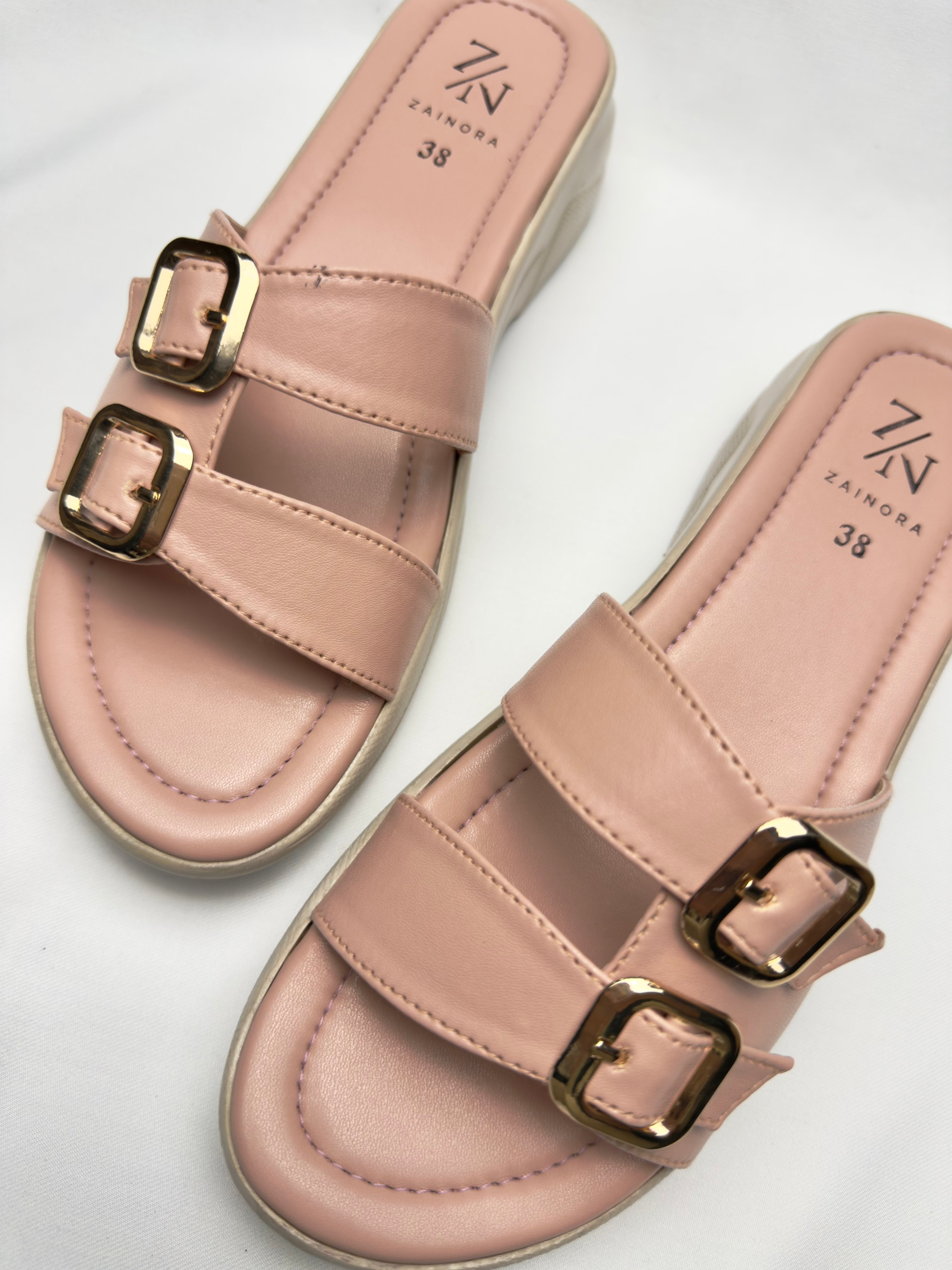 Women's Double Buckle Slip-On
