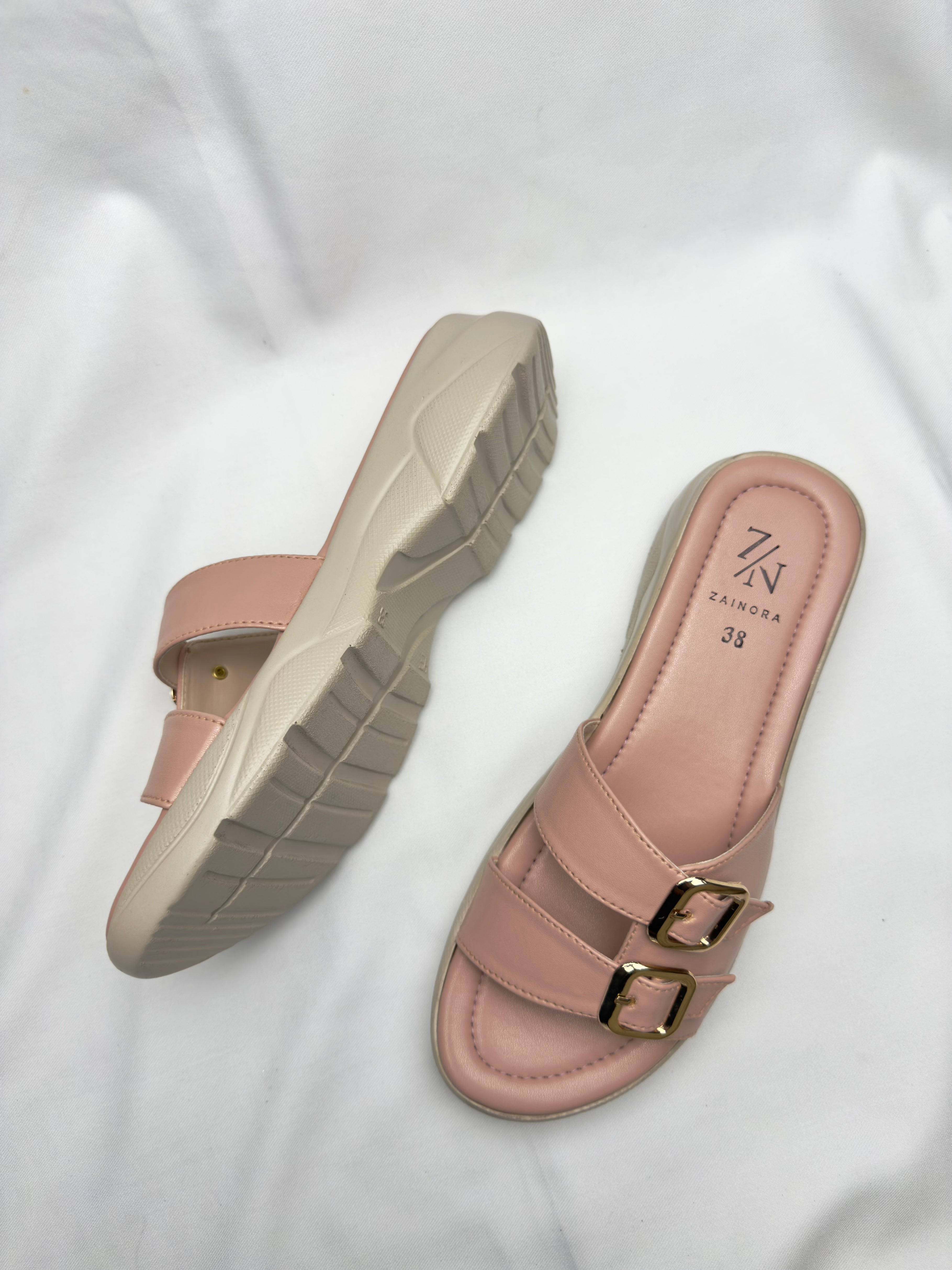 Women's Double Buckle Slip-On