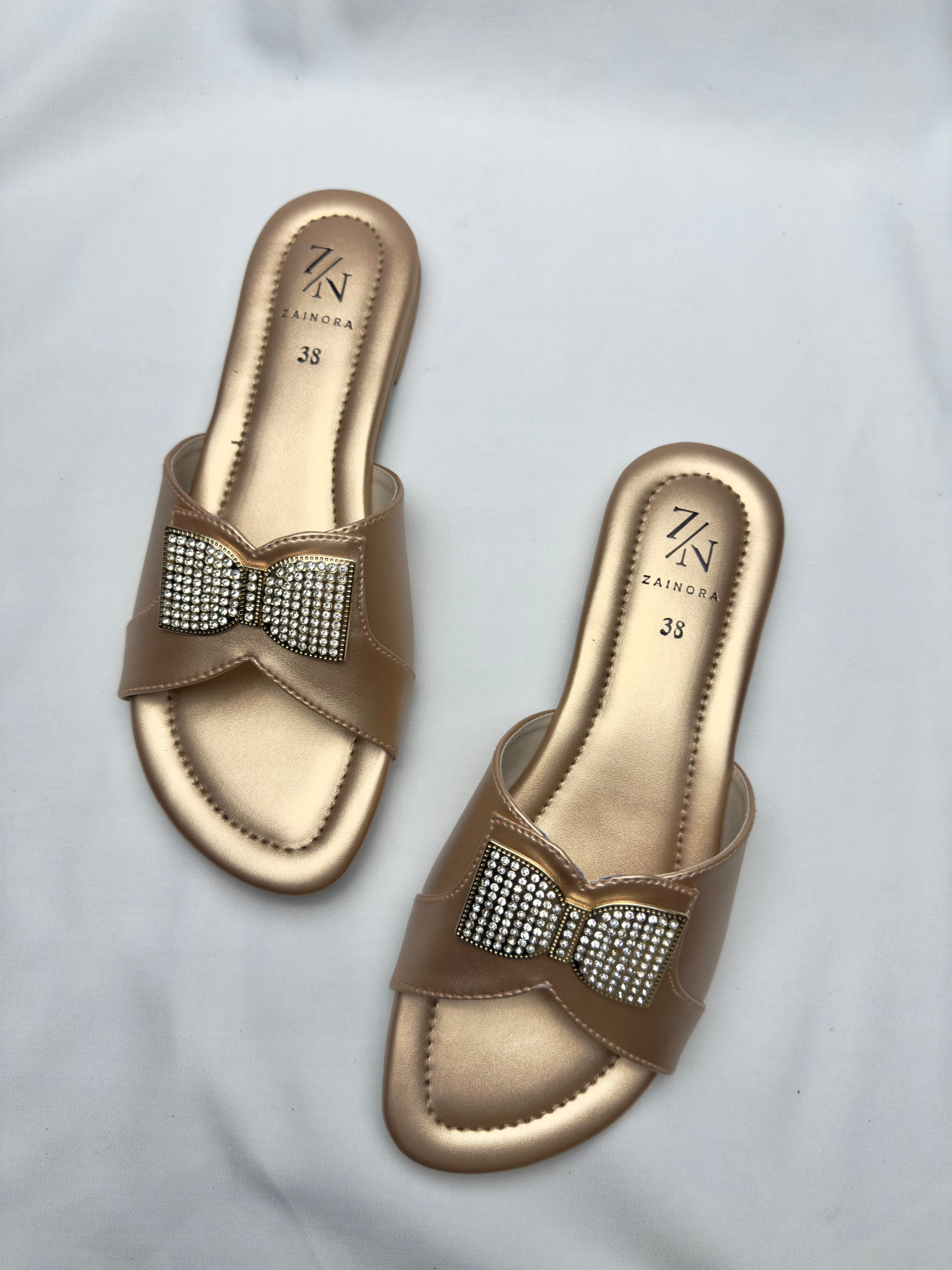 Elegant Bow Slide for Women