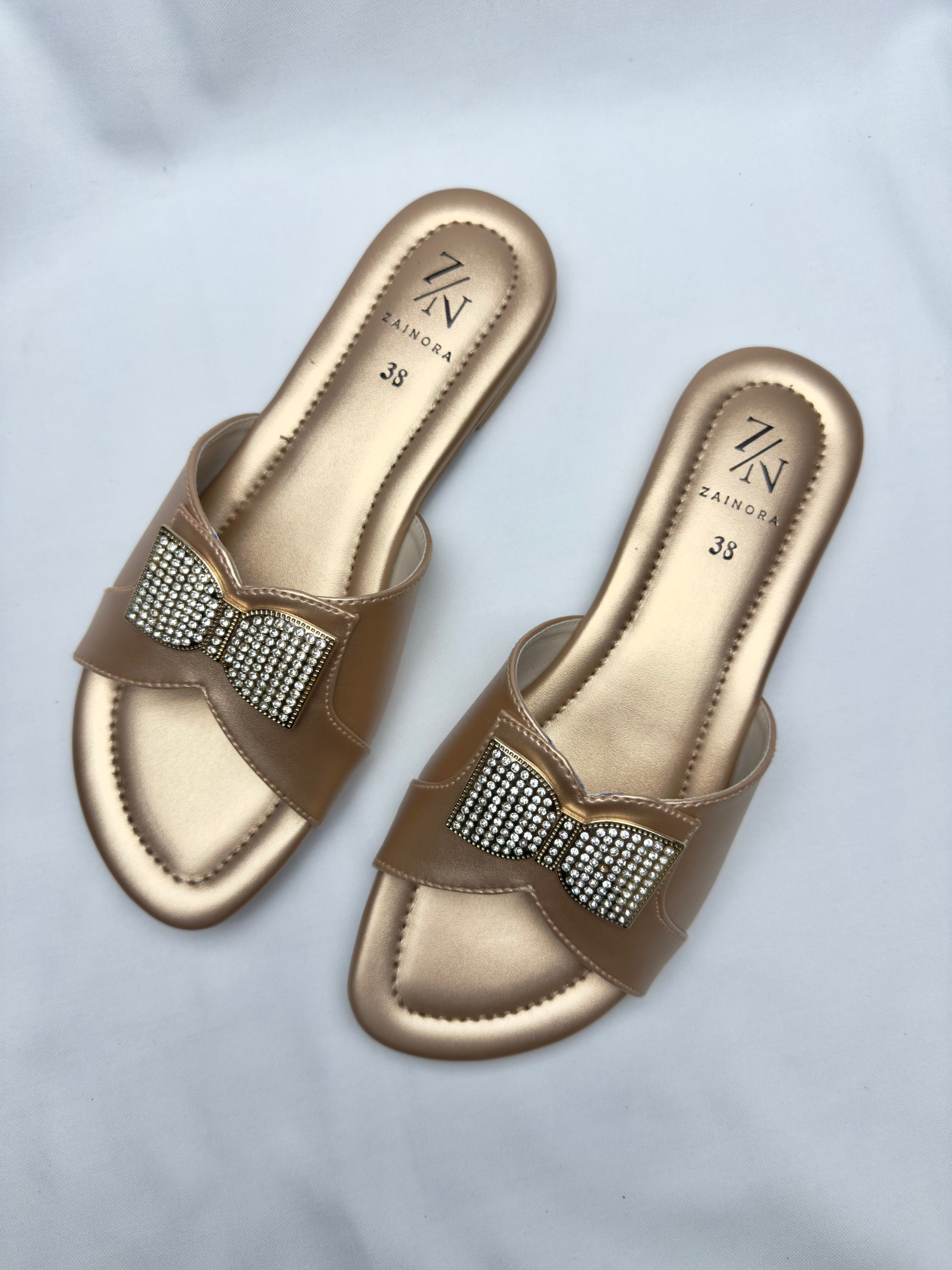 Elegant Bow Slide for Women