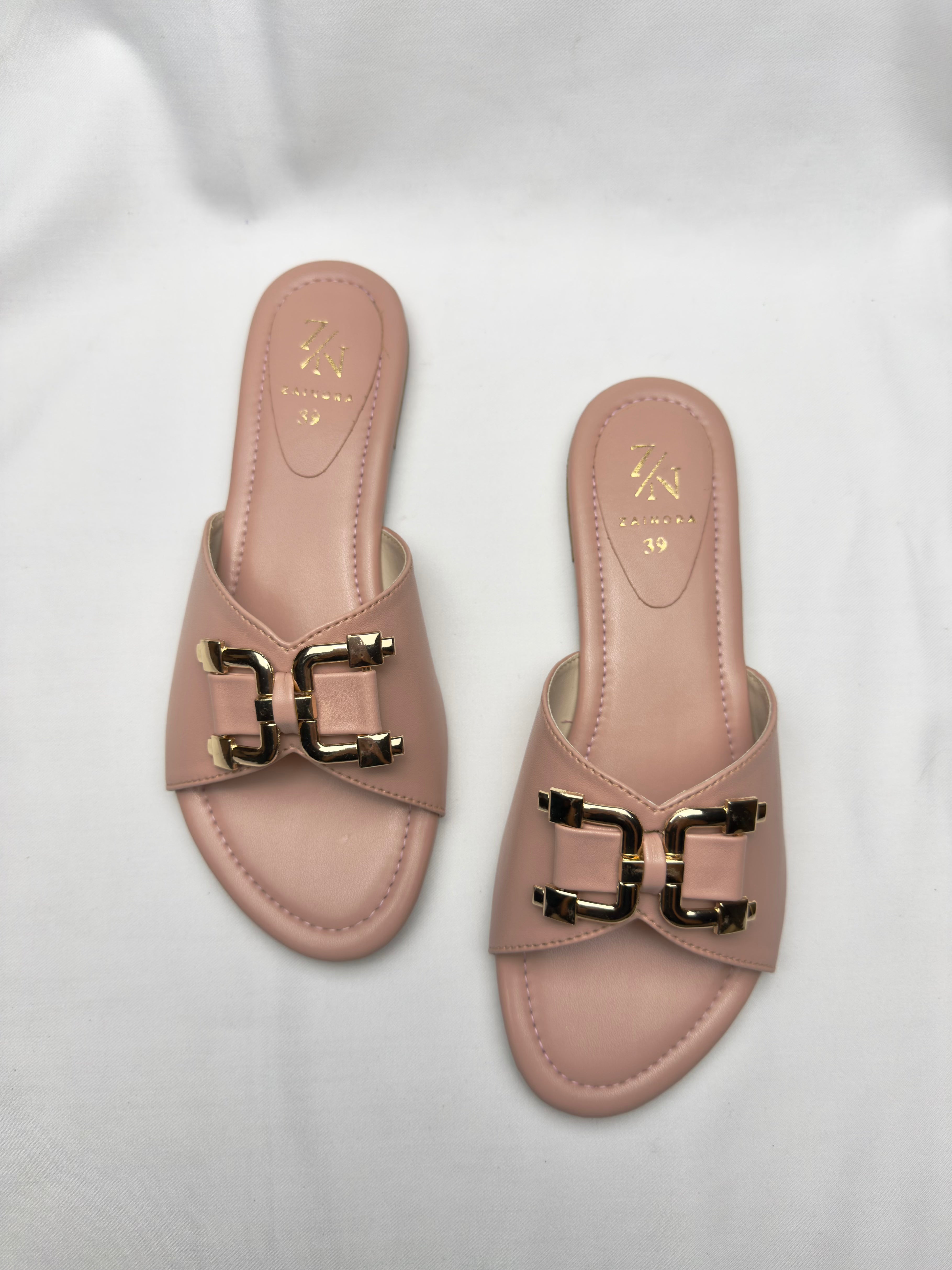 Women's Slip-On with Gold Buckle